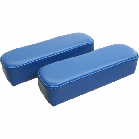 AFTERMARKET AMF8600ARV Arm Rests  Blue Vinyl AMF8600ARV-ABL